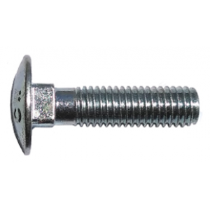 Suruburi metrice, DIN 603 - 4.8 - surub cap torbant, zincat alb, Fixkit.ro