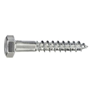 Suruburi pentru lemn, DIN 571 - surub cu cap hexagonal, zincat, Fixkit.ro