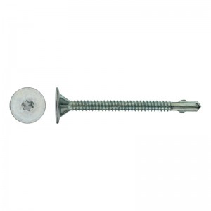 Suruburi autoforante, Art. 0219 - surub autoforant cu cap plat, zincat alb, Fixkit.ro