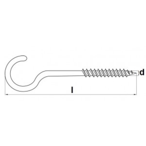 Art. 259 – surub pentru lemn, tip C, 2, Fixkit.ro