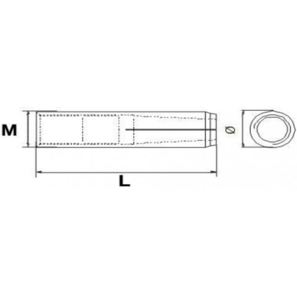Piulita expandabila beton, OTEL, 2, Fixkit.ro