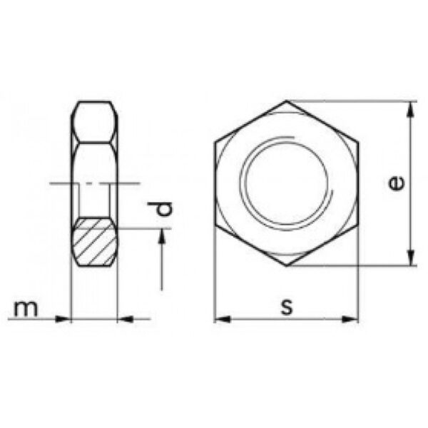 DIN 439B – A2, piulita joasa, 2, Fixkit.ro