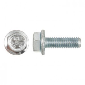 Suruburi metrice, DIN 6921 - 8.8 - surub cu flansa, cap hexagonal, zincat alb, Fixkit.ro