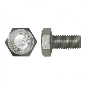 Suruburi INOX, DIN 933 - A2 - surub cu cap hexagonal, Fixkit.ro