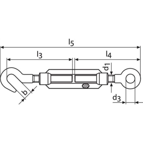 DIN 1480, intinzator, ochi-carlig