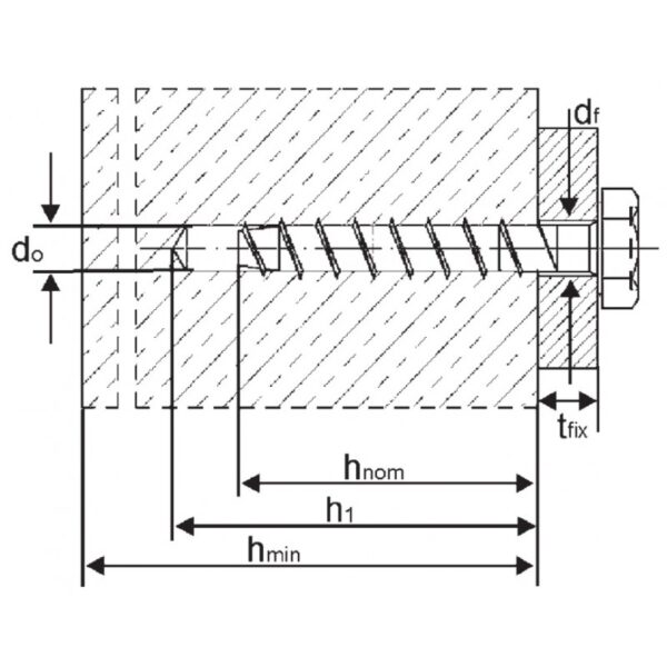 Art. 450 – surub pentru beton, HECO – Multi-Monti