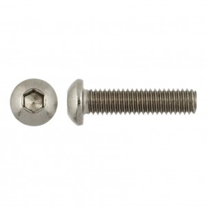 Suruburi INOX, ISO 7380 - A2 - surub metric, cap bombat imbus, Fixkit.ro