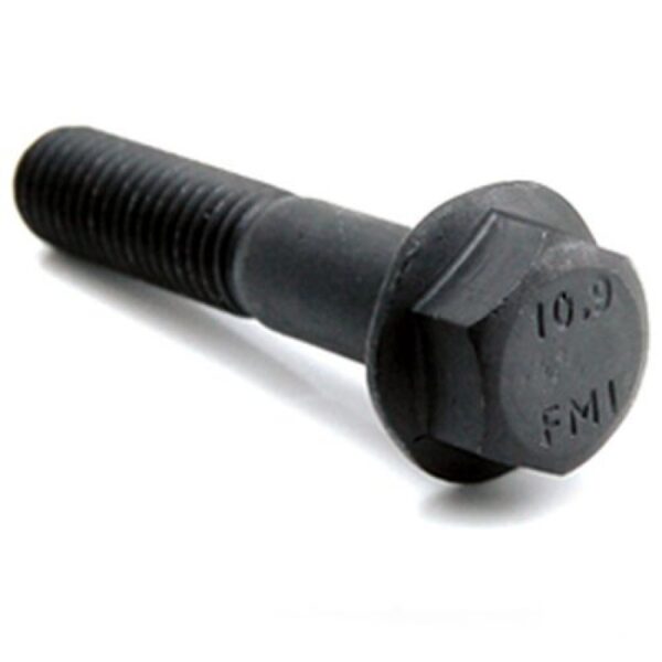 DIN 6921 – 10.9 – surub cu flansa, pas fin, partial filetat, negru, 2, Fixkit.ro
