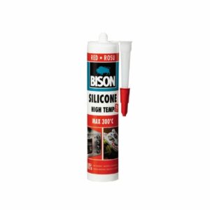 Silicon rezistent la temperaturi ridicate BISON High Temp, roșu, 280ml