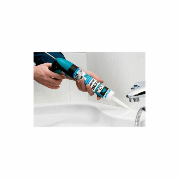 Silicon Sanitar BISON, 280ml, transparent, 2, Fixkit.ro